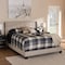 Baxton Studio Lisette Modern Beige Upholstered Full Size Bed 150-8850 - alternate 2